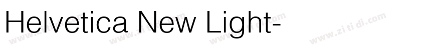 Helvetica New Light字体转换 Helvetica New Light字体转换